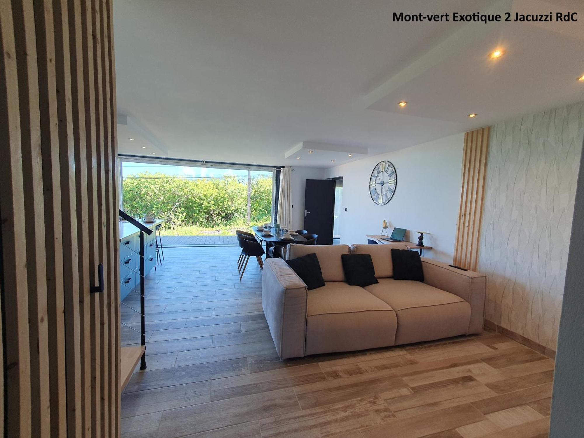 Mont-Vert Exotique - Calme - Vue Et Parking Saint Pierre Ngoại thất bức ảnh