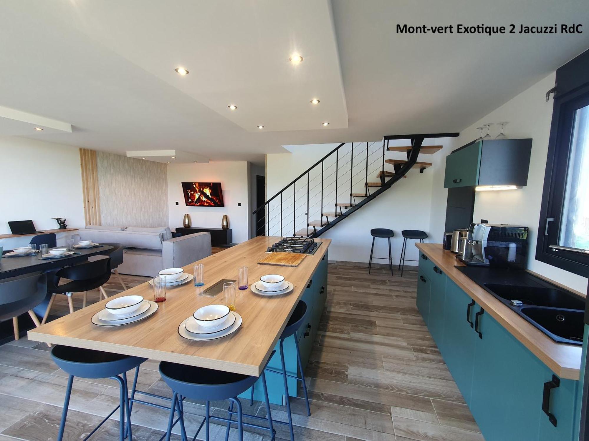 Mont-Vert Exotique - Calme - Vue Et Parking Saint Pierre Ngoại thất bức ảnh